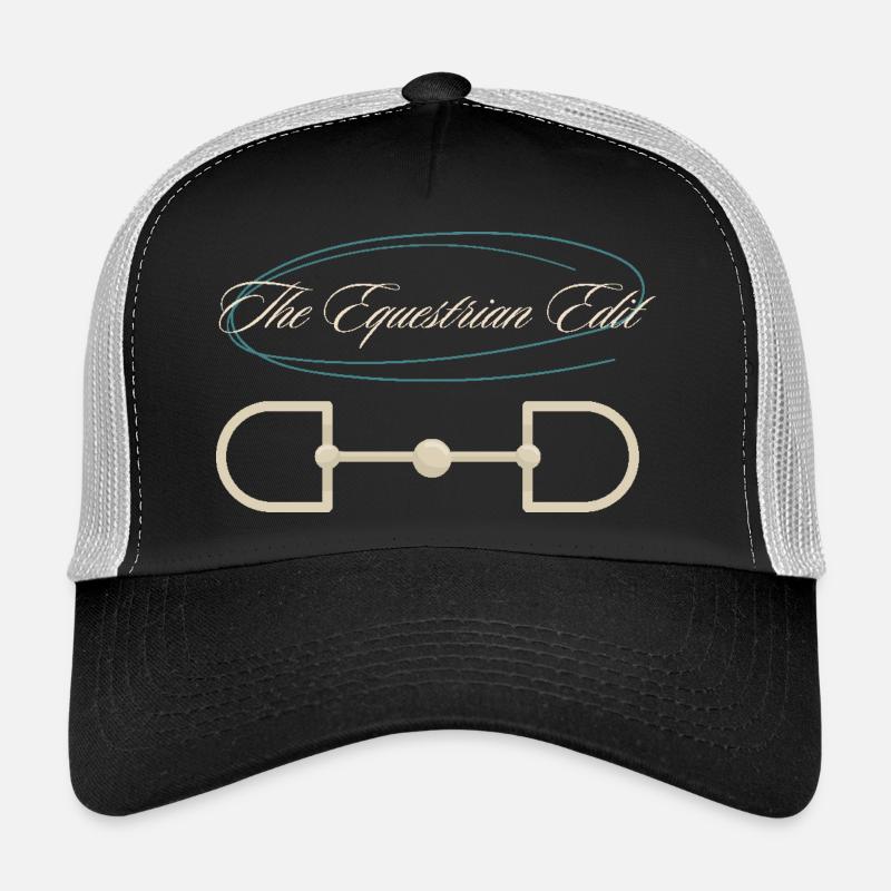 Pferdegebiss The Equestrian Edit - Trucker Cap - Schwarz/Steingrau