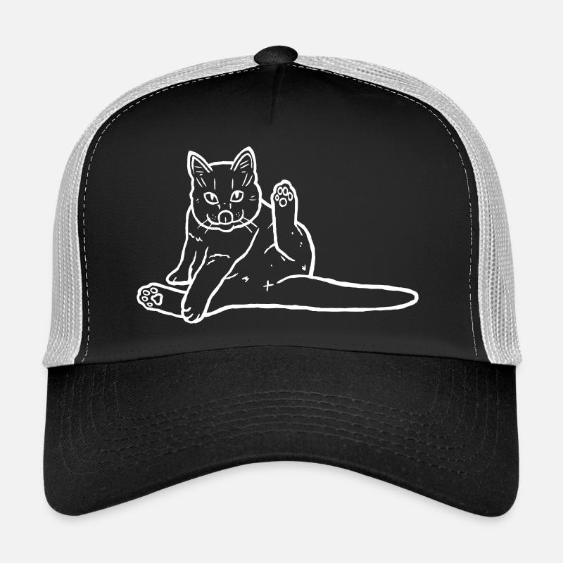 Drôle de chat Meme - Cul de chat Casquette trucker 