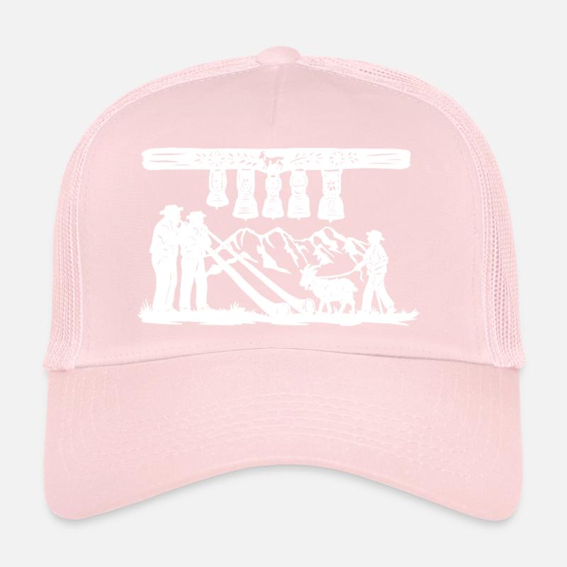 Glockenklang_white Casquette trucker 