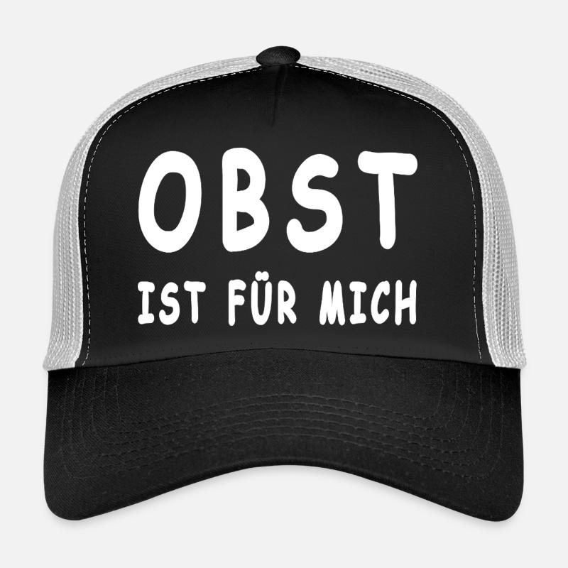 Obst - Trucker Cap - Schwarz/Steingrau