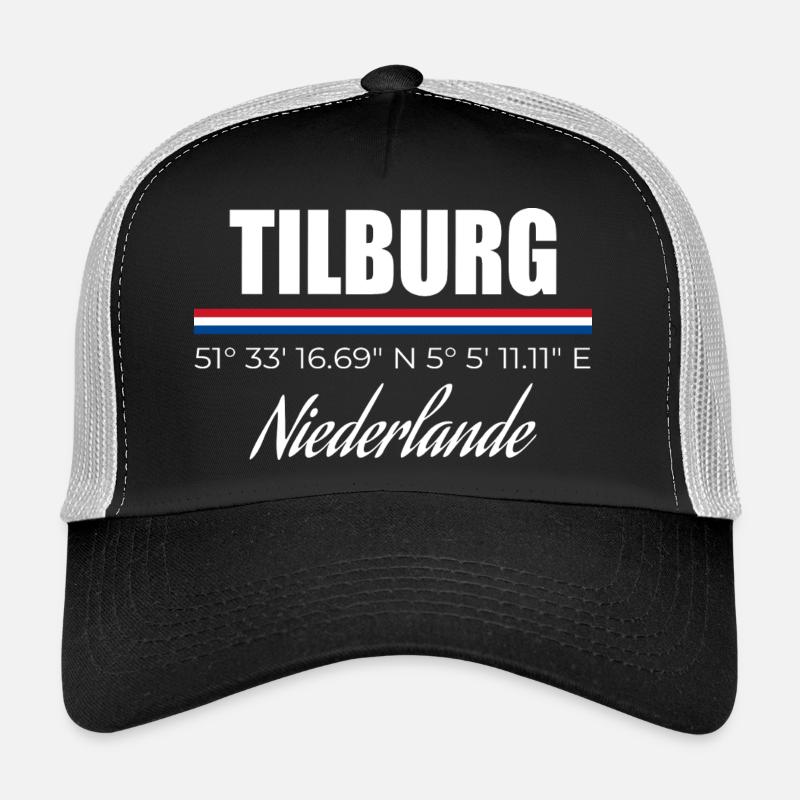 Tilburg - Trucker Cap - Schwarz/Steingrau