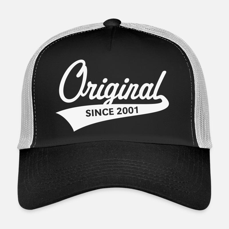 Original Since 2001 (Geburtsjahr, Geburtstag / W) Trucker Cap