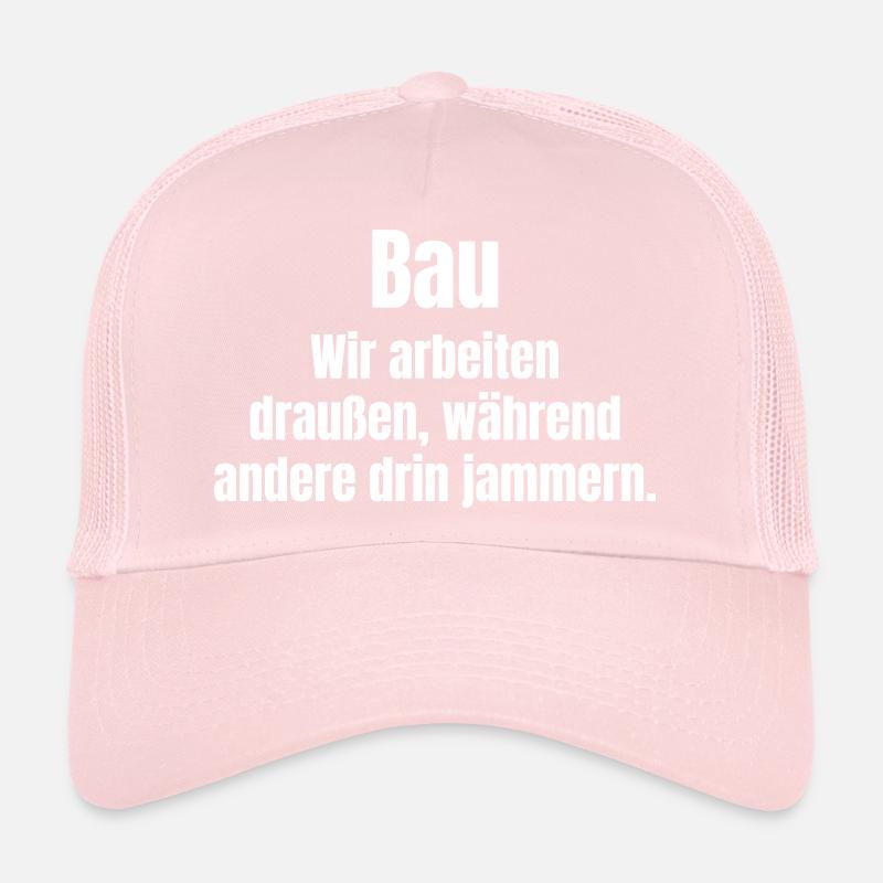 Construction Work Outside Power Trucker Cap