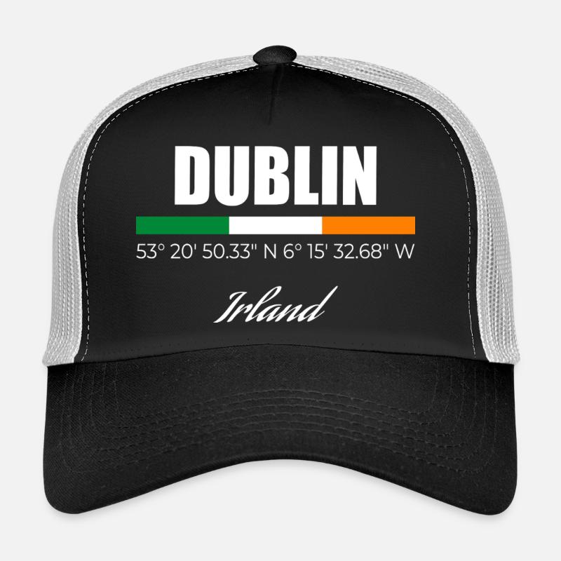 Dublin - Trucker Cap - Schwarz/Steingrau