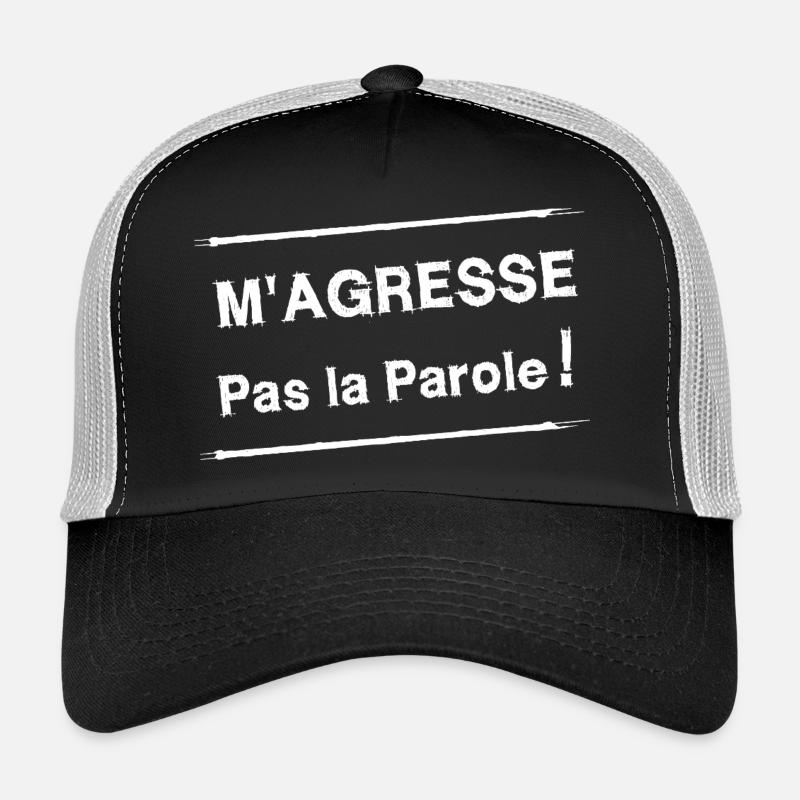 GREIFT MICH NICHT DAS WORT AN! (weiß) Trucker Cap