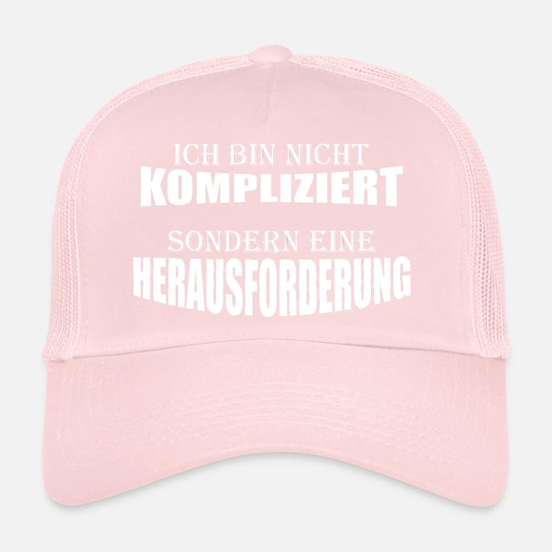Ich bin nicht Kompliziert Trucker Cap