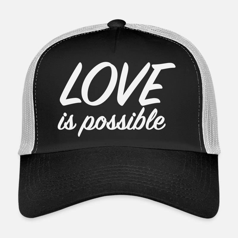 L’amour est possible - Scénario romantique minimaliste Casquette trucker 