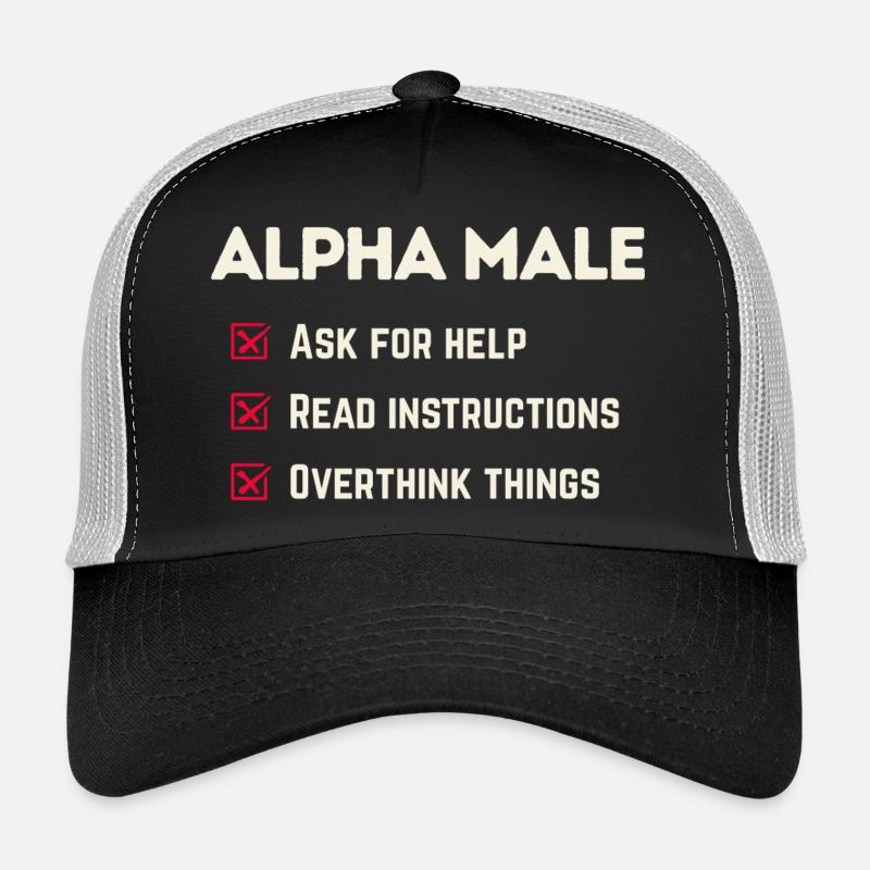 Männlicher Humor – Ironisch, was man nicht tun sollte Trucker Cap