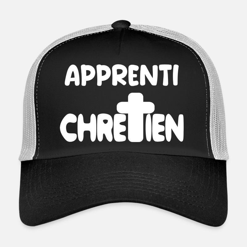 Catholic Christian Gift God - Trucker Cap - black/stone grey