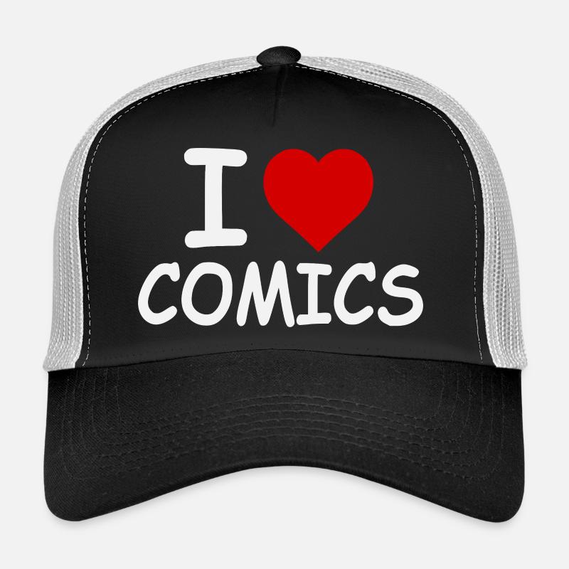 J’adore les comics - Rétro Bold Casquette trucker 