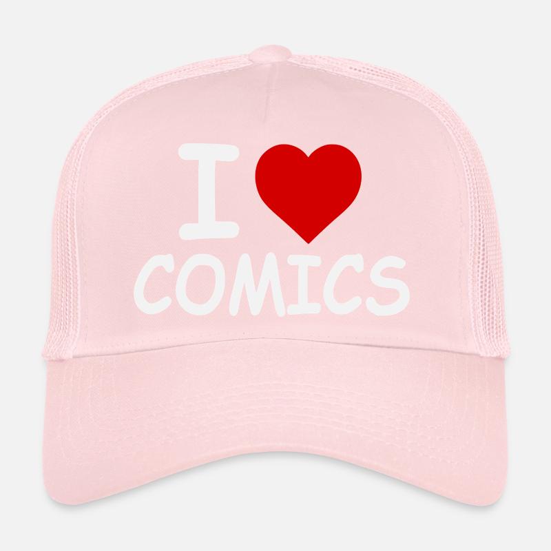 I Love Comics - Retro Bold Trucker Cap