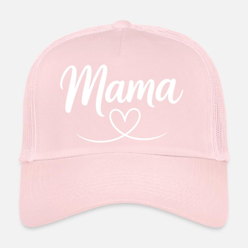 Mama Heart Script Casquette trucker 