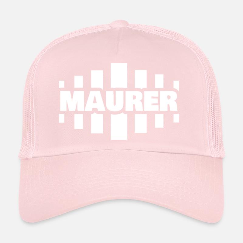 Métier de maçon Casquette trucker 