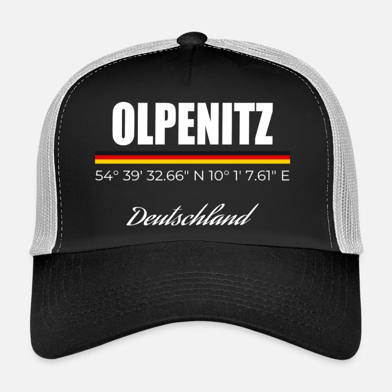 Olpenitz - Trucker Cap - Schwarz/Steingrau