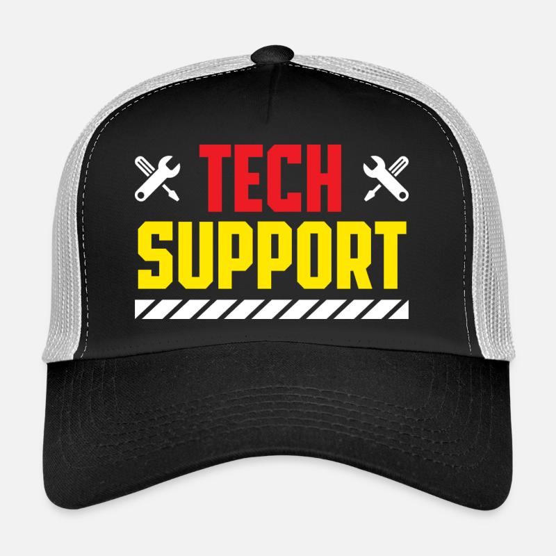 Tech Support Crew Tool Repair Service Trucker Cap