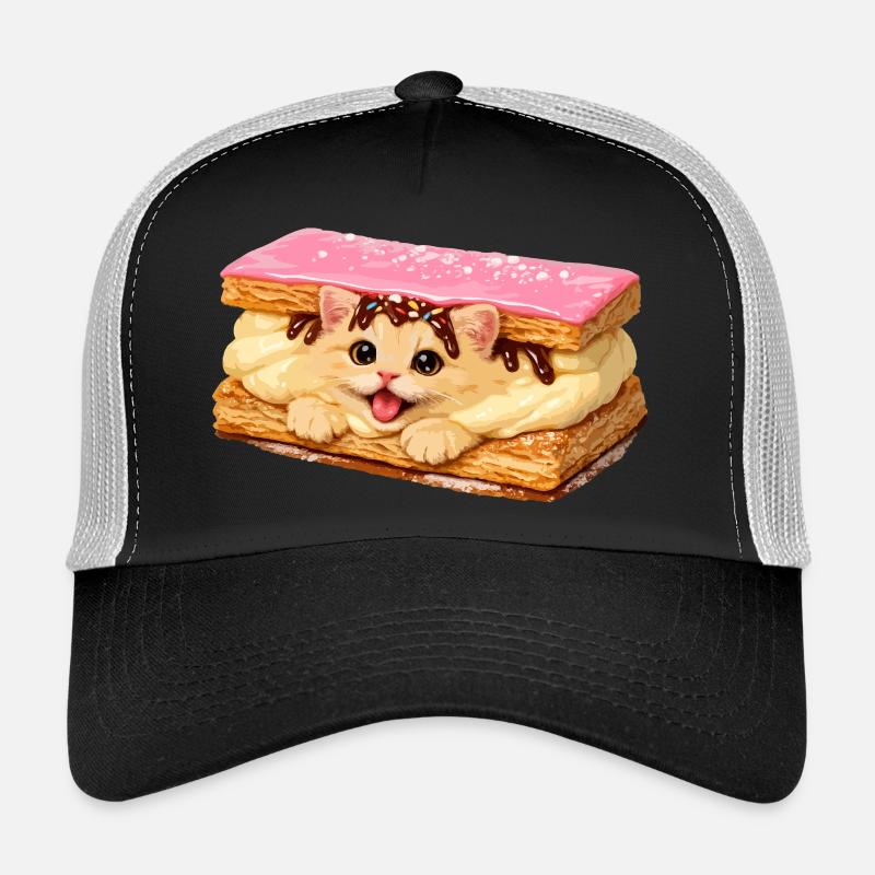 Cat in Tompouce Trucker Cap