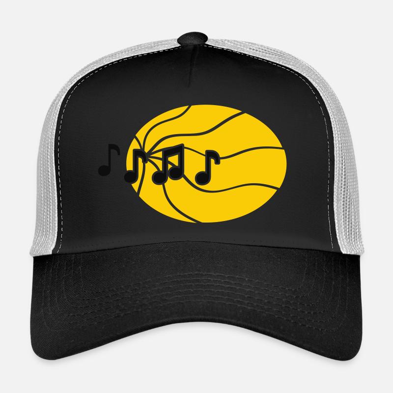 Fluid Musical Notes Trucker Cap