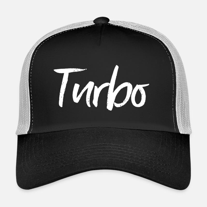 turbo - Trucker Cap - black/stone grey