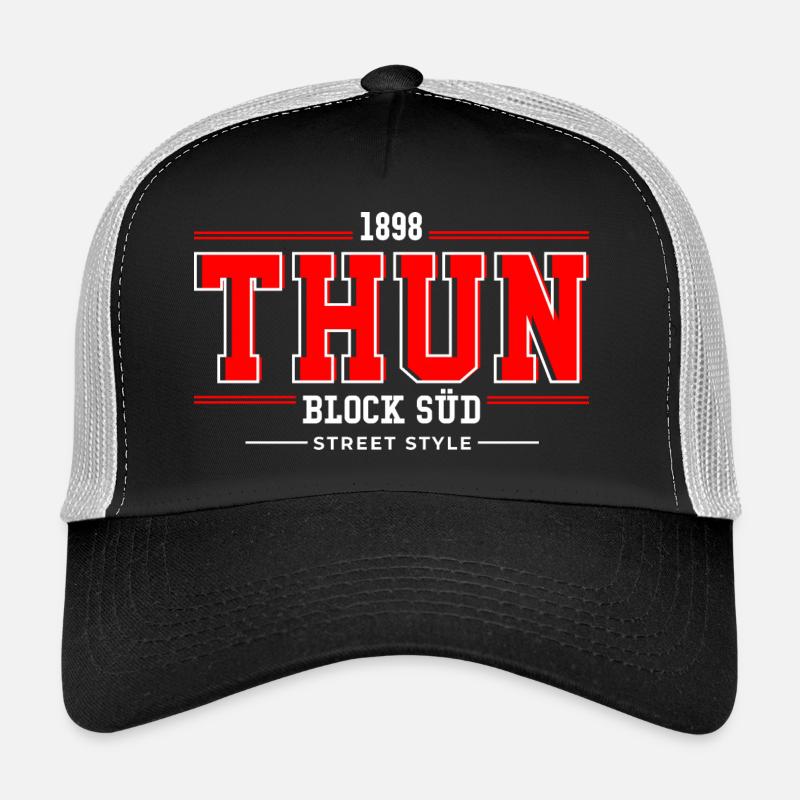 Thun - Trucker Cap - Schwarz/Steingrau