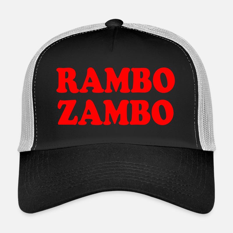Rambo zambo - Trucker Cap - Schwarz/Steingrau