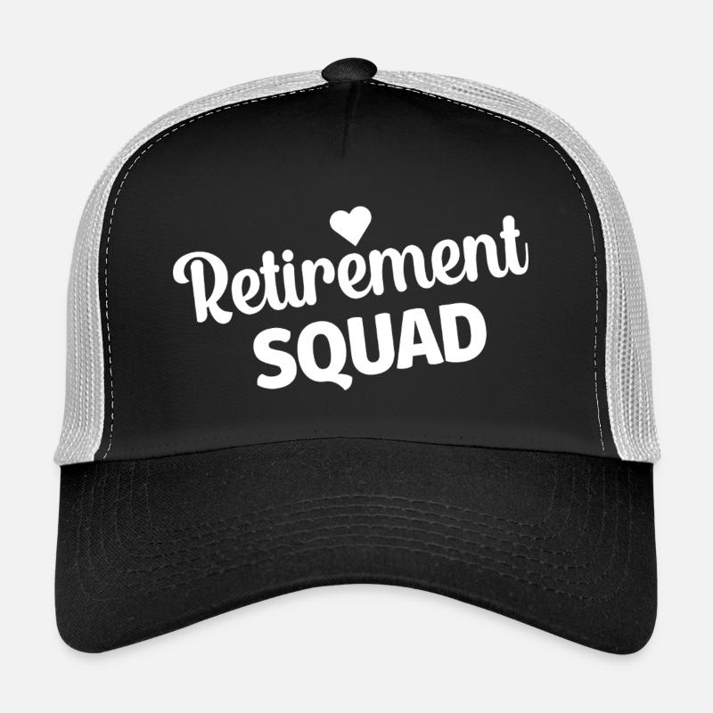 Retirement Squad Fun Retirement Party Celebration Trucker Cap