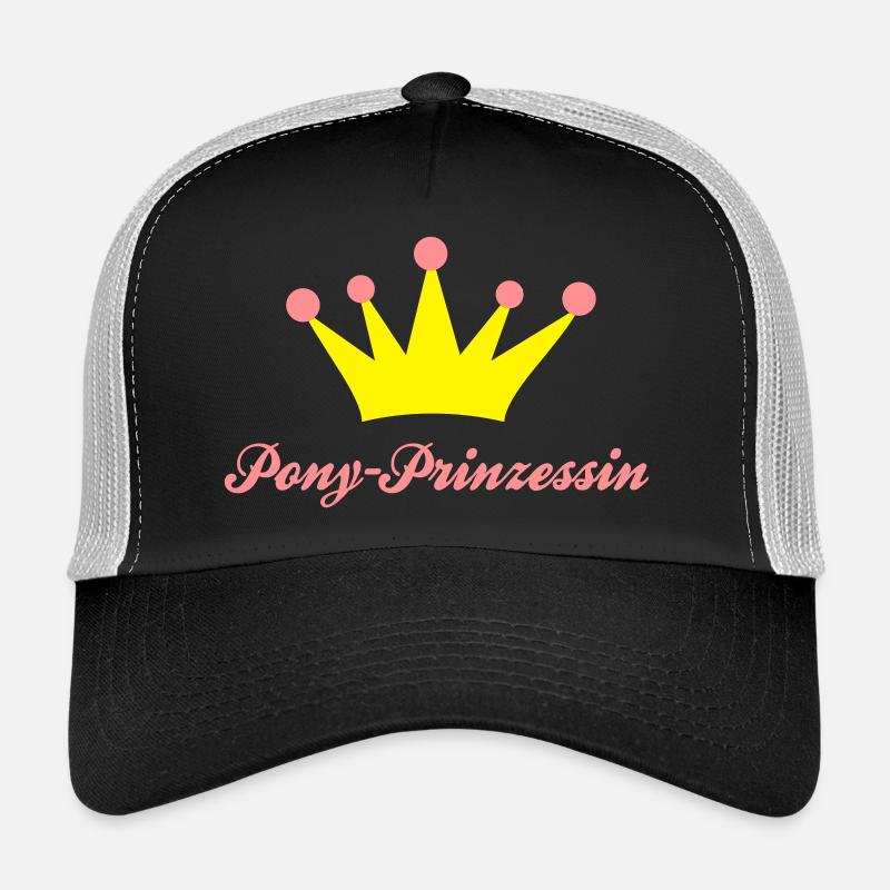 Pony - Trucker Cap - Schwarz/Steingrau