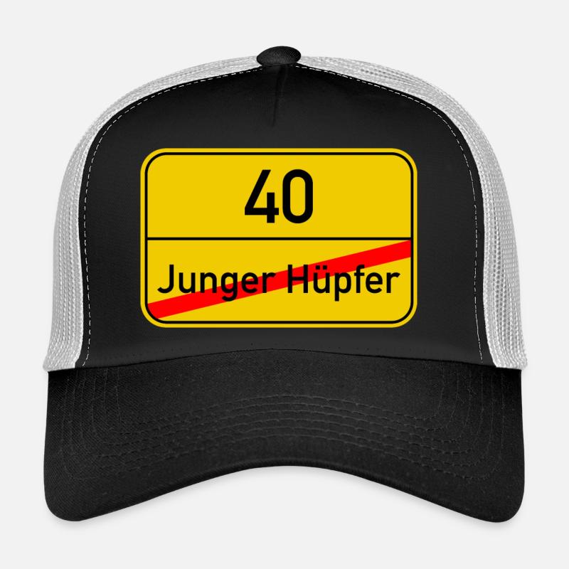 Ortsschild junger Hüpfer - 40 Trucker Cap