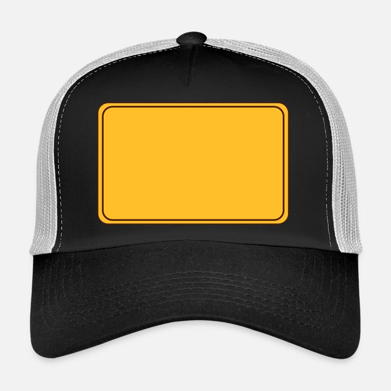 Ortsschild leer Trucker Cap