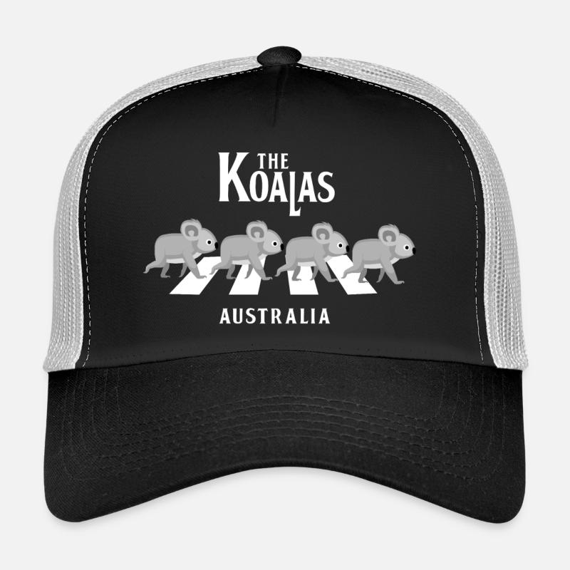 the koalas - Trucker Cap - black/stone grey