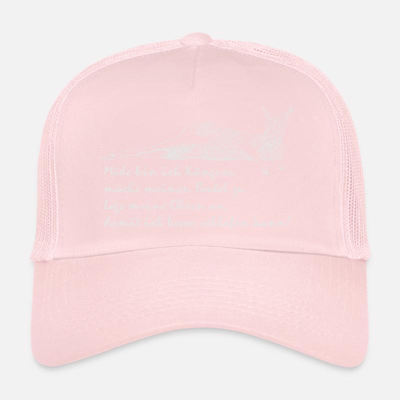 Müdes Känguru Trucker Cap