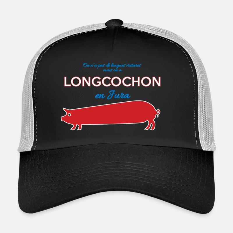 Franche Comté Longcochon Jura II - Casquette trucker  - noir/gris pierre