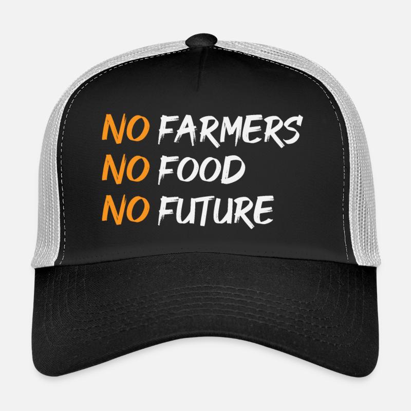 Pas d’agriculteurs pas de nourriture – Design statement Casquette trucker 