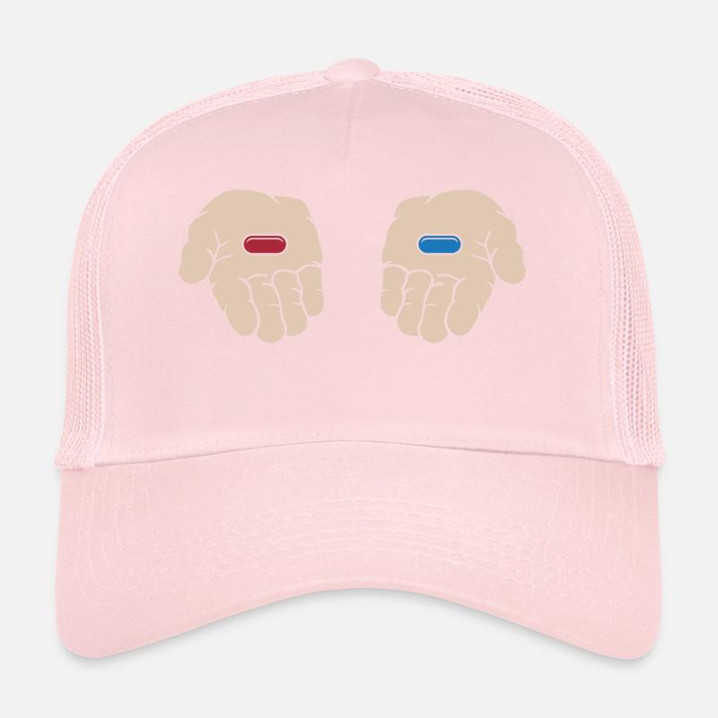 Pilule Rouge Pilule Bleue Casquette trucker 
