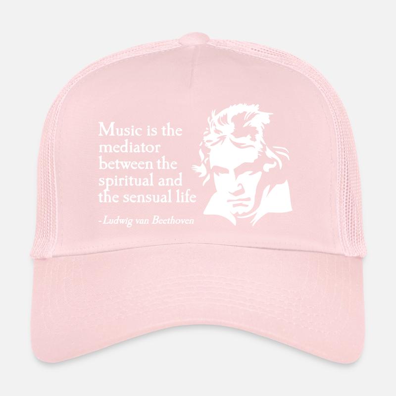 Ludwig van Beethoven Citation de musique classique Casquette trucker 