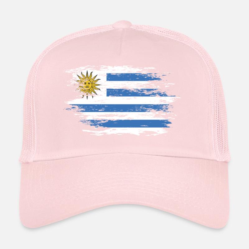 Drapeau uruguayen utilisé Casquette trucker 