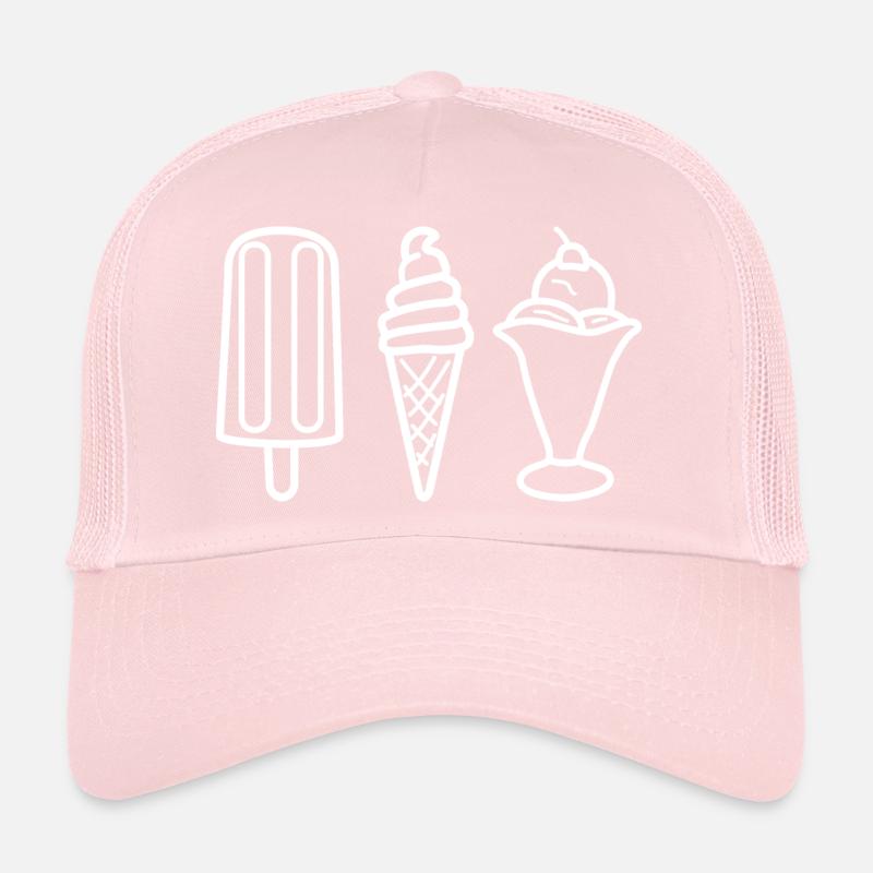 Saveur de crème glacée Casquette trucker 