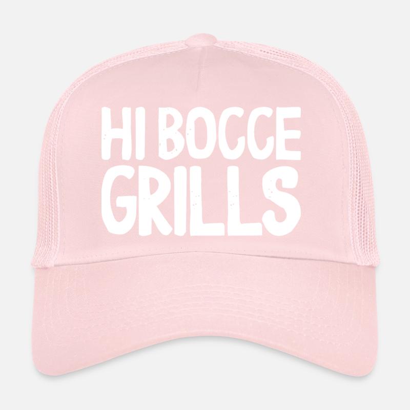 Hi Bocce Grills Ball with Jack Bocci Game Bocce Trucker Cap