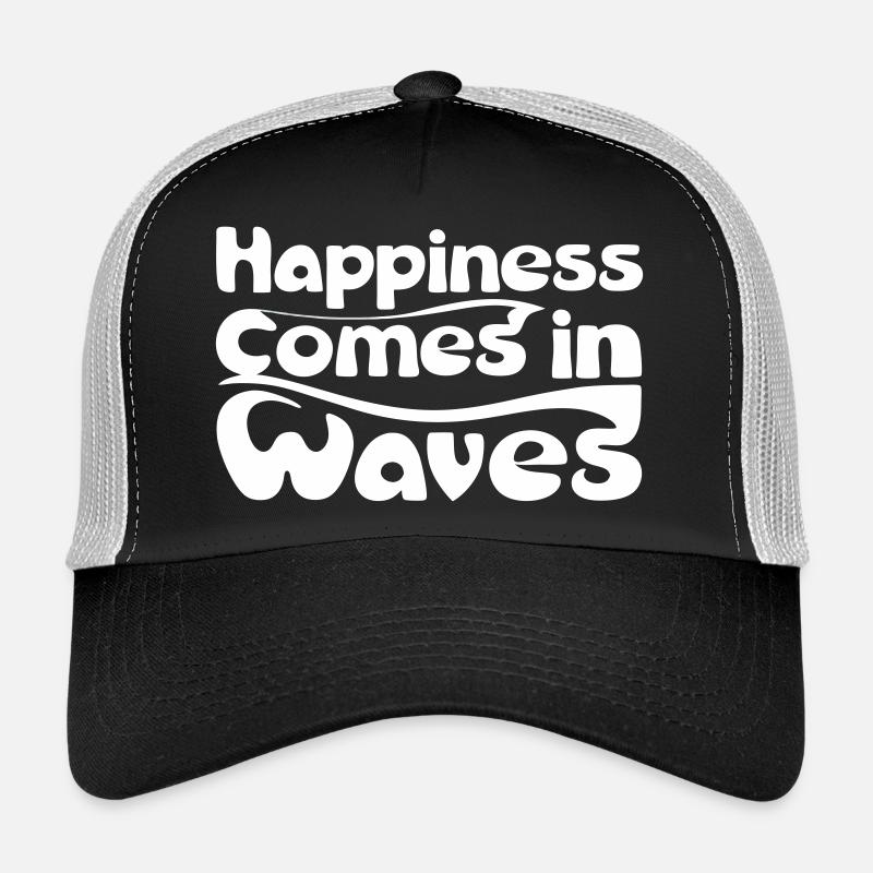 Vagues de Bonheur en Style Vintage Casquette trucker 