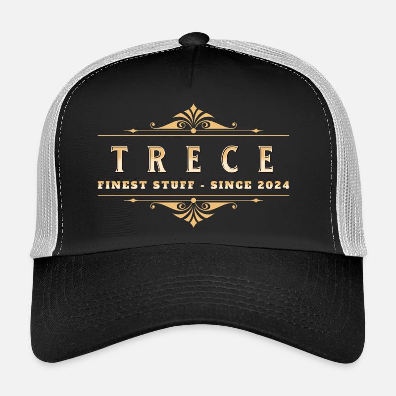 Trece 13 - Trucker Cap - black/stone grey