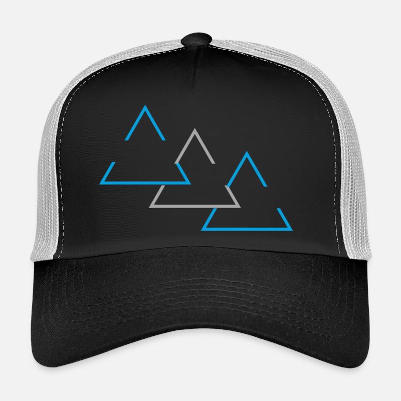 "Dreieck geometrischem Print" Trucker Cap