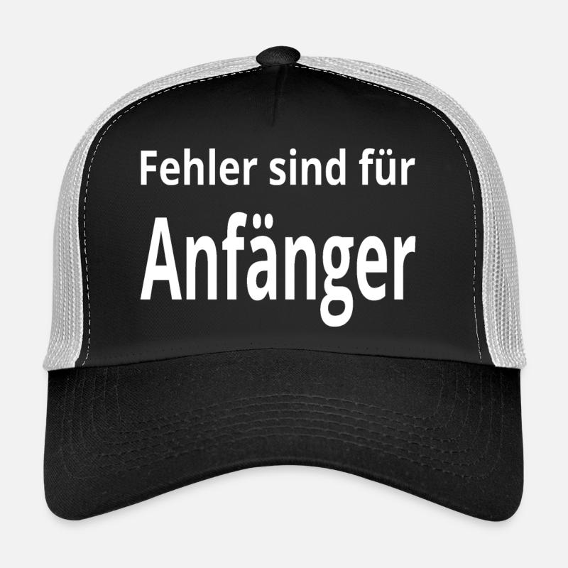 Anfänger - Trucker Cap - Schwarz/Steingrau