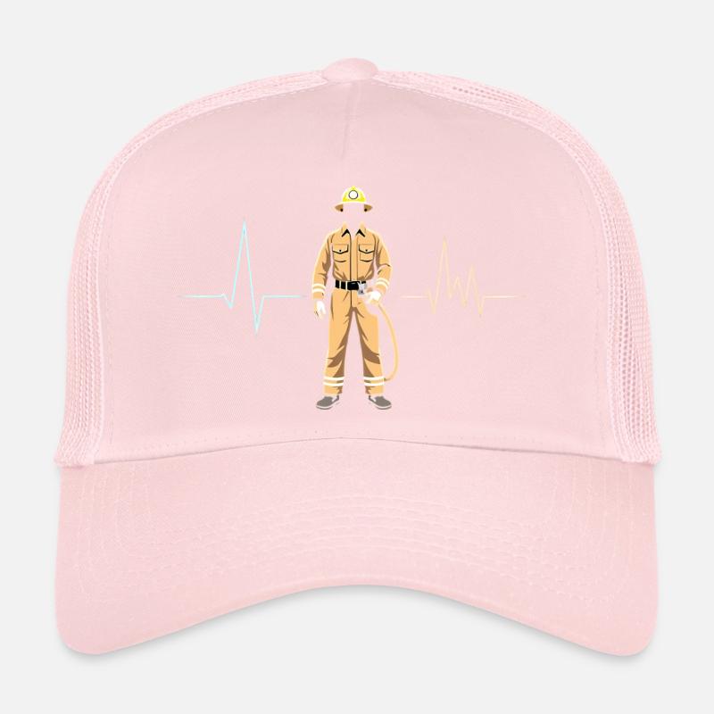 Dicton de la brigade de pompiers Casquette trucker 