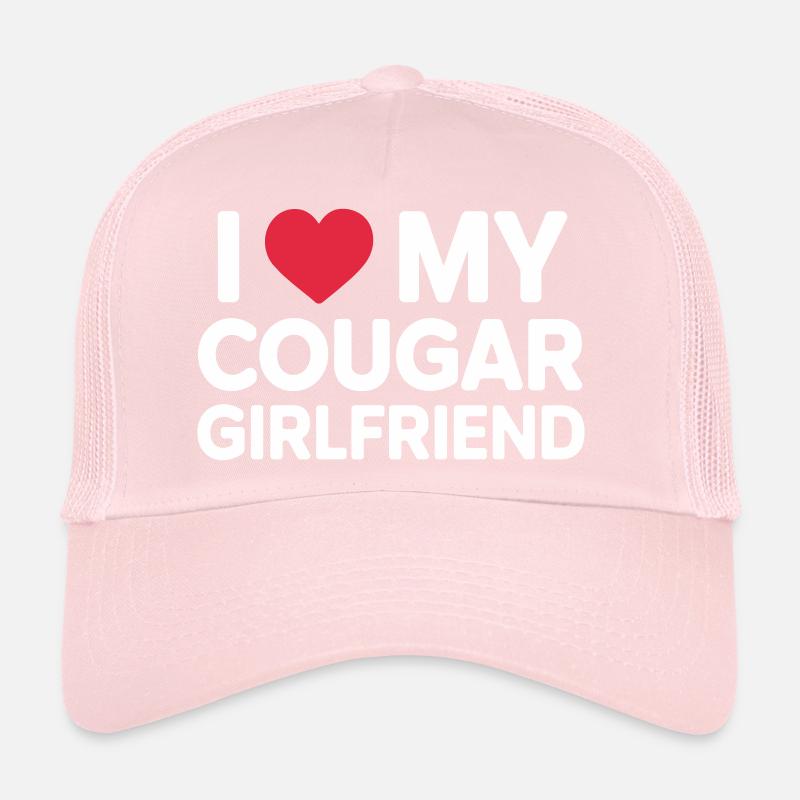 J’aime ma petite amie cougar Casquette trucker 