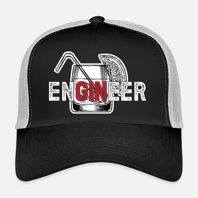 enGINeer haha funny dude Artboard 1 Trucker Cap