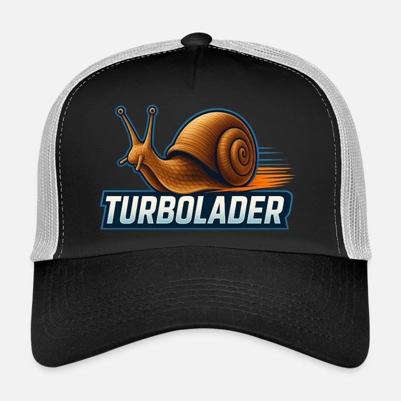 schnecke turbolader - Trucker Cap - Schwarz/Steingrau