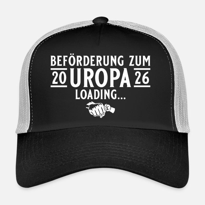 Uropa 2026 loading - Werdender Urgroßvater - Trucker Cap - Schwarz/Steingrau