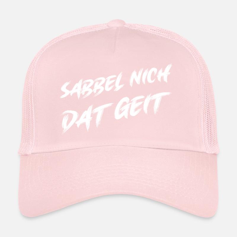 Ne bave pas, conception de dialecte amusante Casquette trucker 