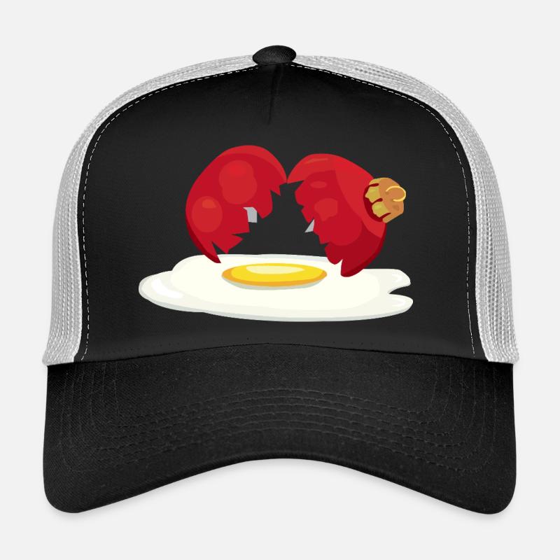 Boule de Noël œuf cassé Casquette trucker 