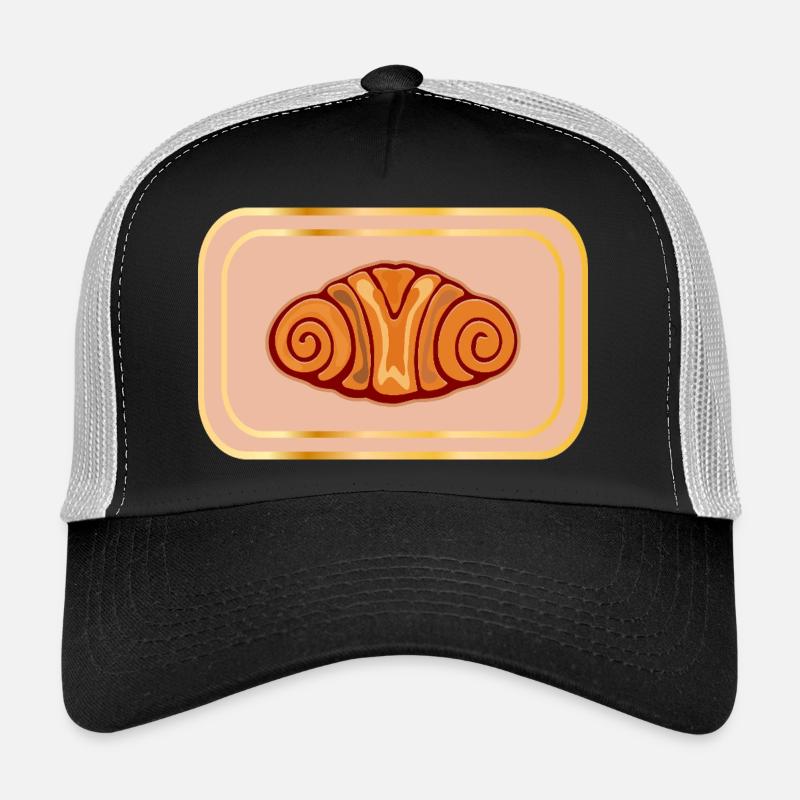 FRANZBRÖTCHEN HAMBURG HAMBURGERIN - Trucker Cap - Schwarz/Steingrau