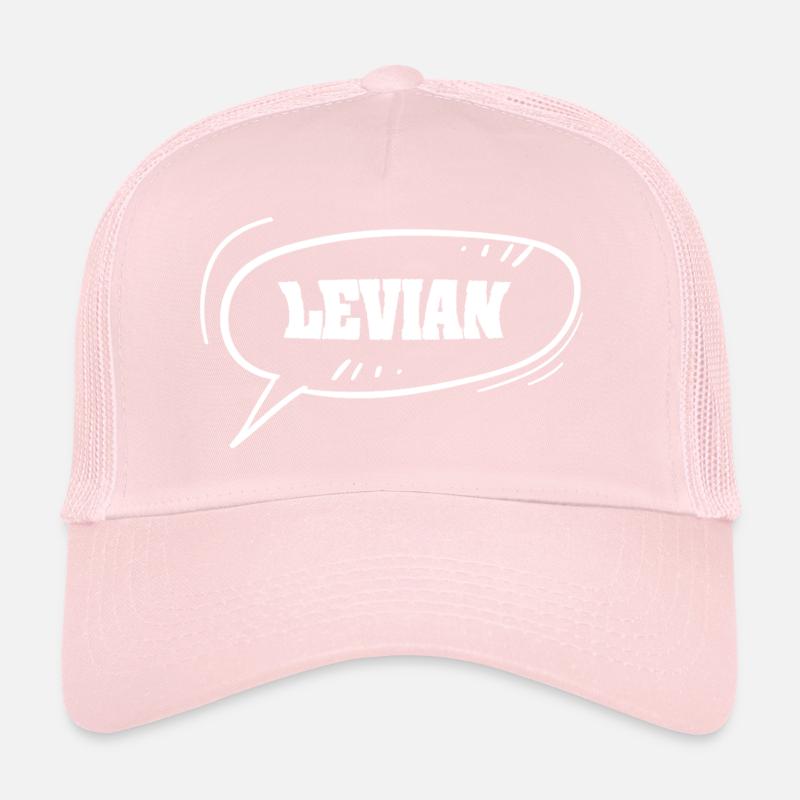 Prénom Levian Casquette trucker 